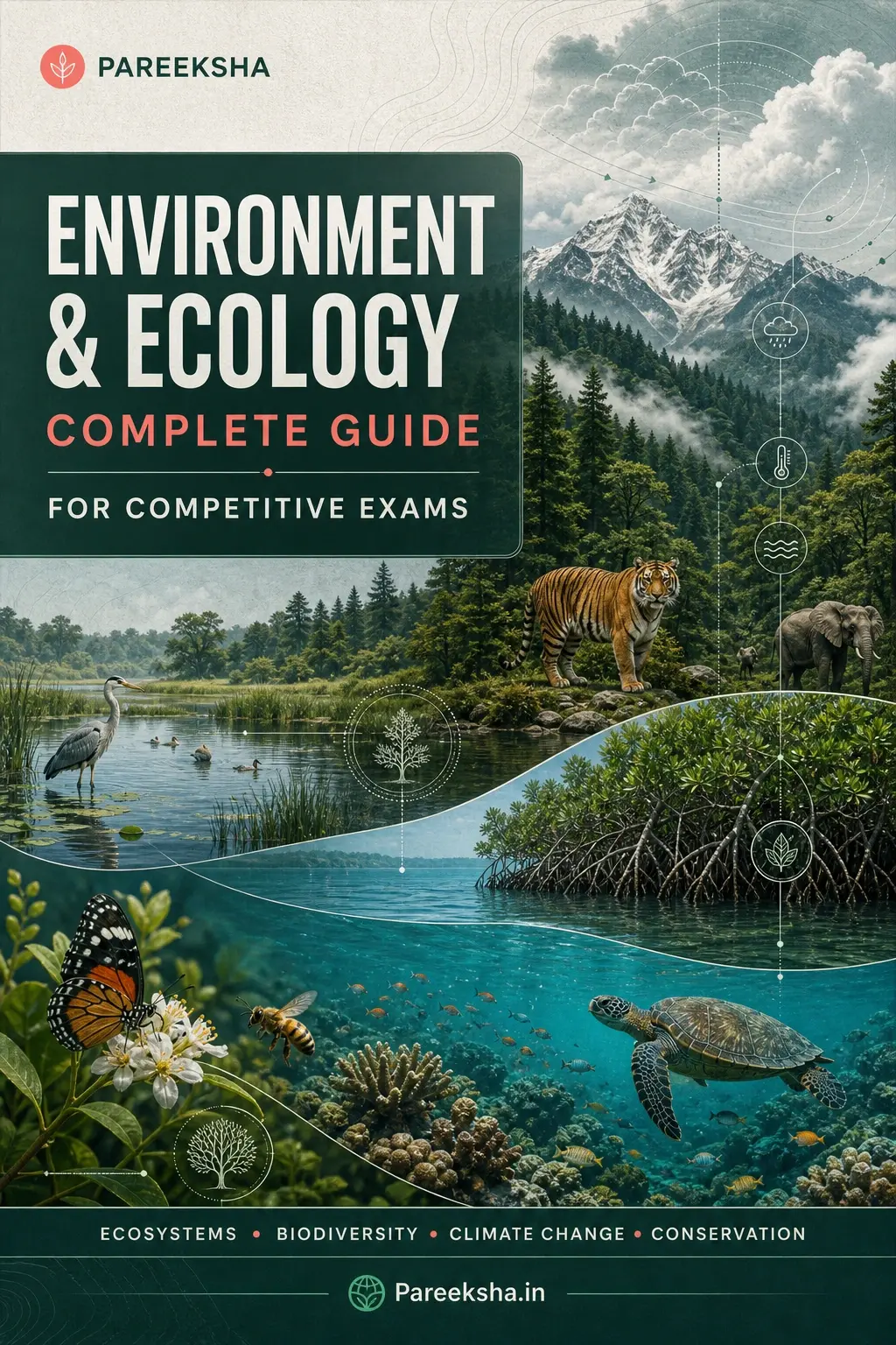 Environment & Ecology — Complete Guide for Competitive Exams cover