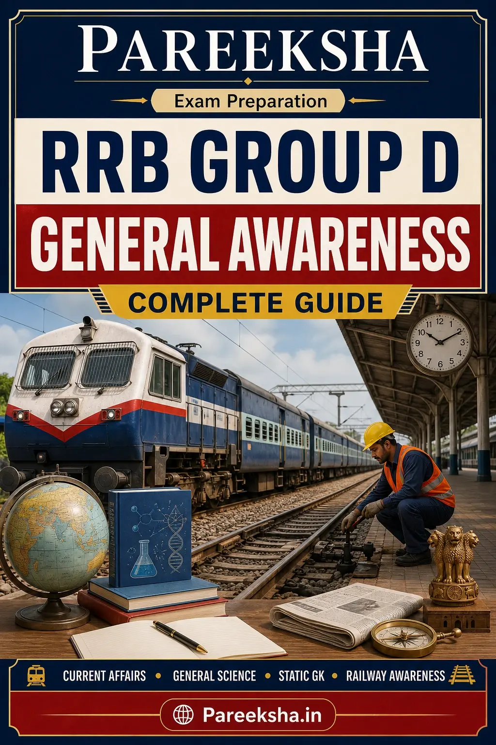 RRB Group D General Awareness — Complete Guide 2026 cover