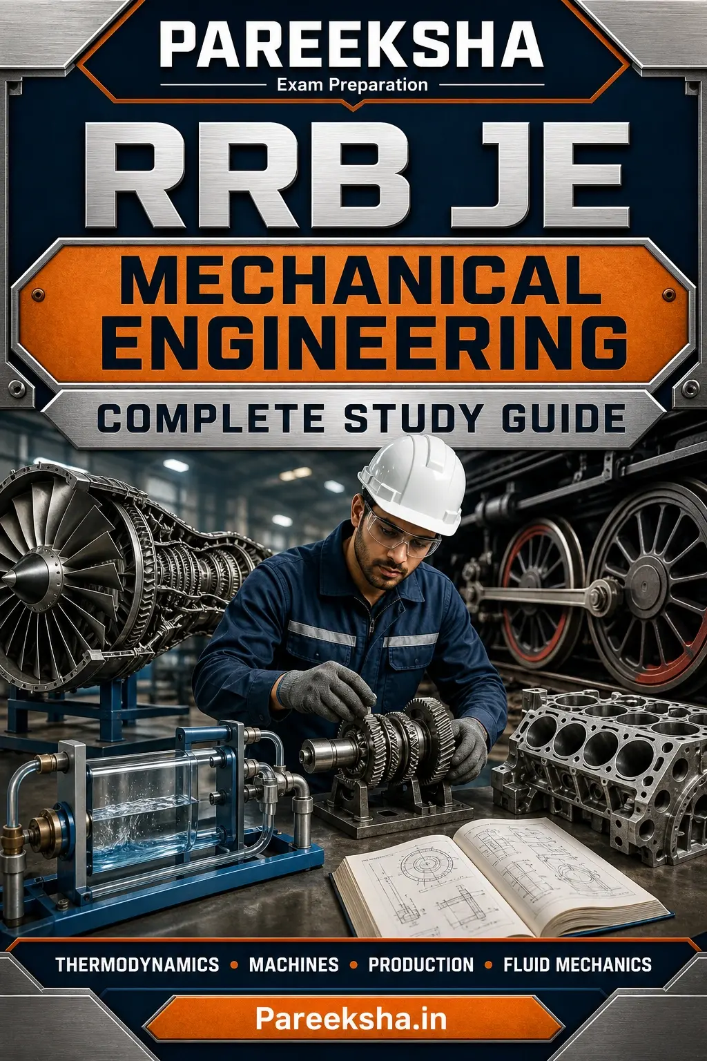 RRB JE Mechanical Engineering — Complete Study Guide cover