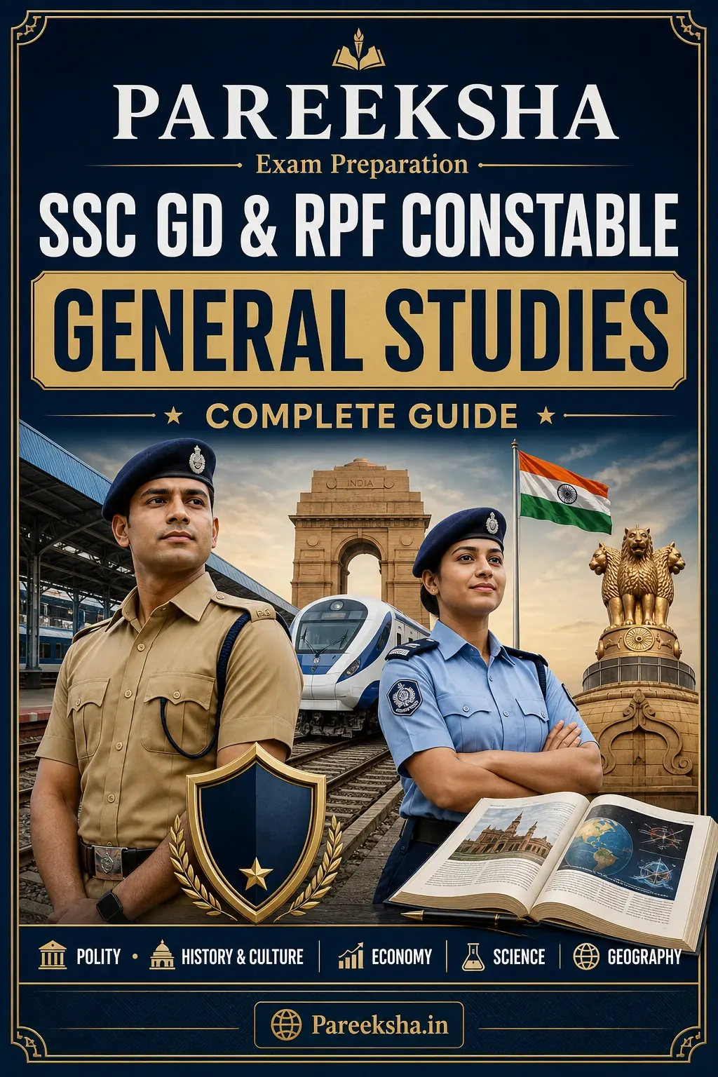 SSC GD & RPF Constable General Studies — Complete Guide 2026 cover
