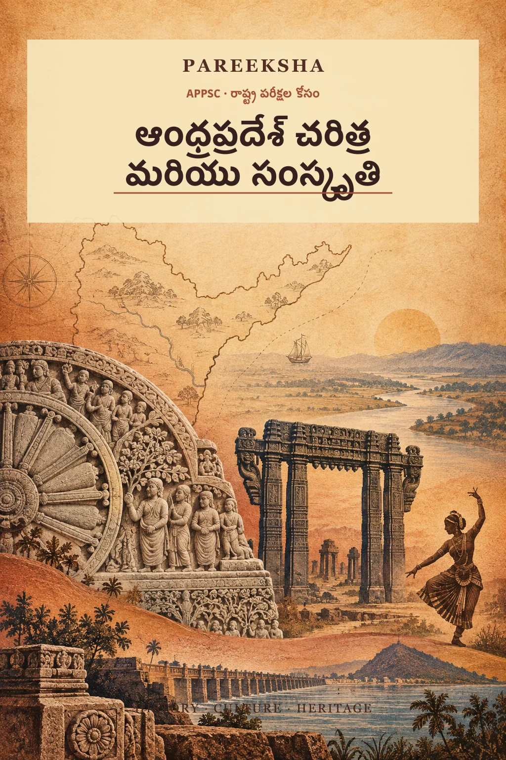 Andhra Pradesh History & Culture (Telugu) cover