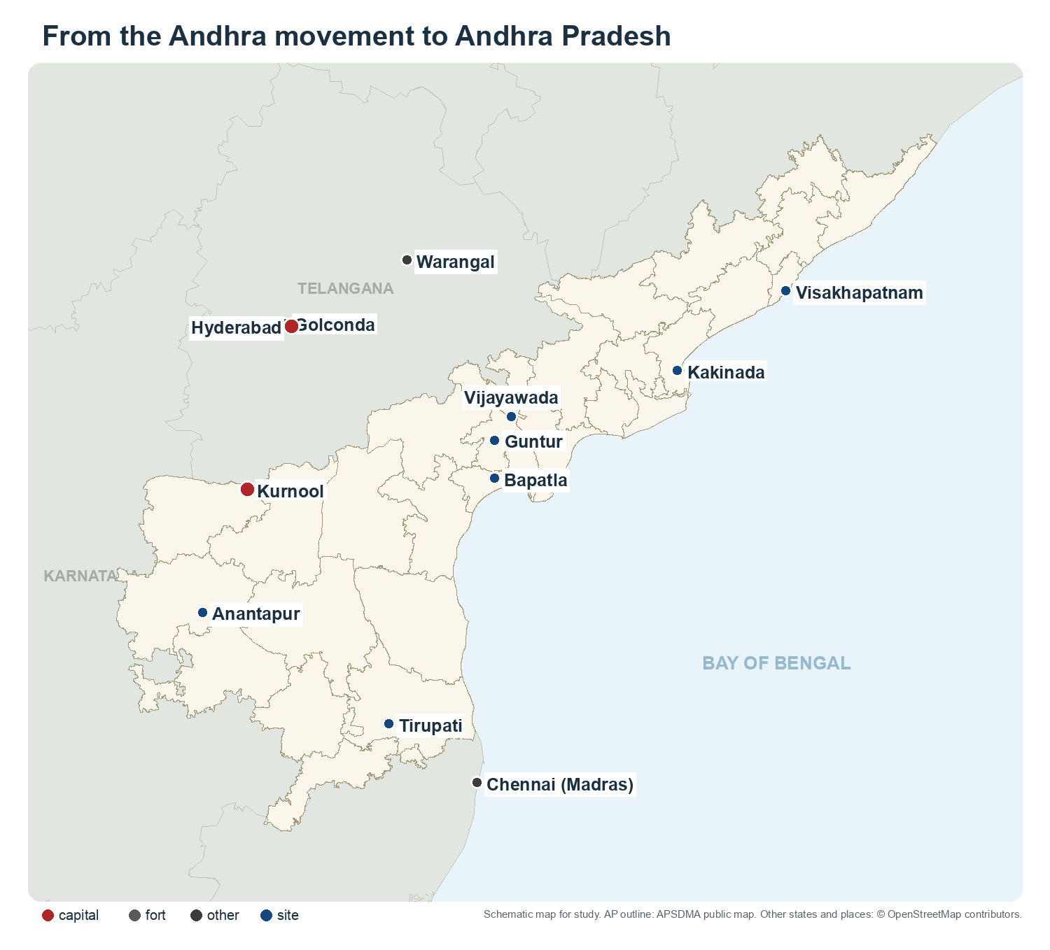 From the Andhra movement to Andhra Pradesh