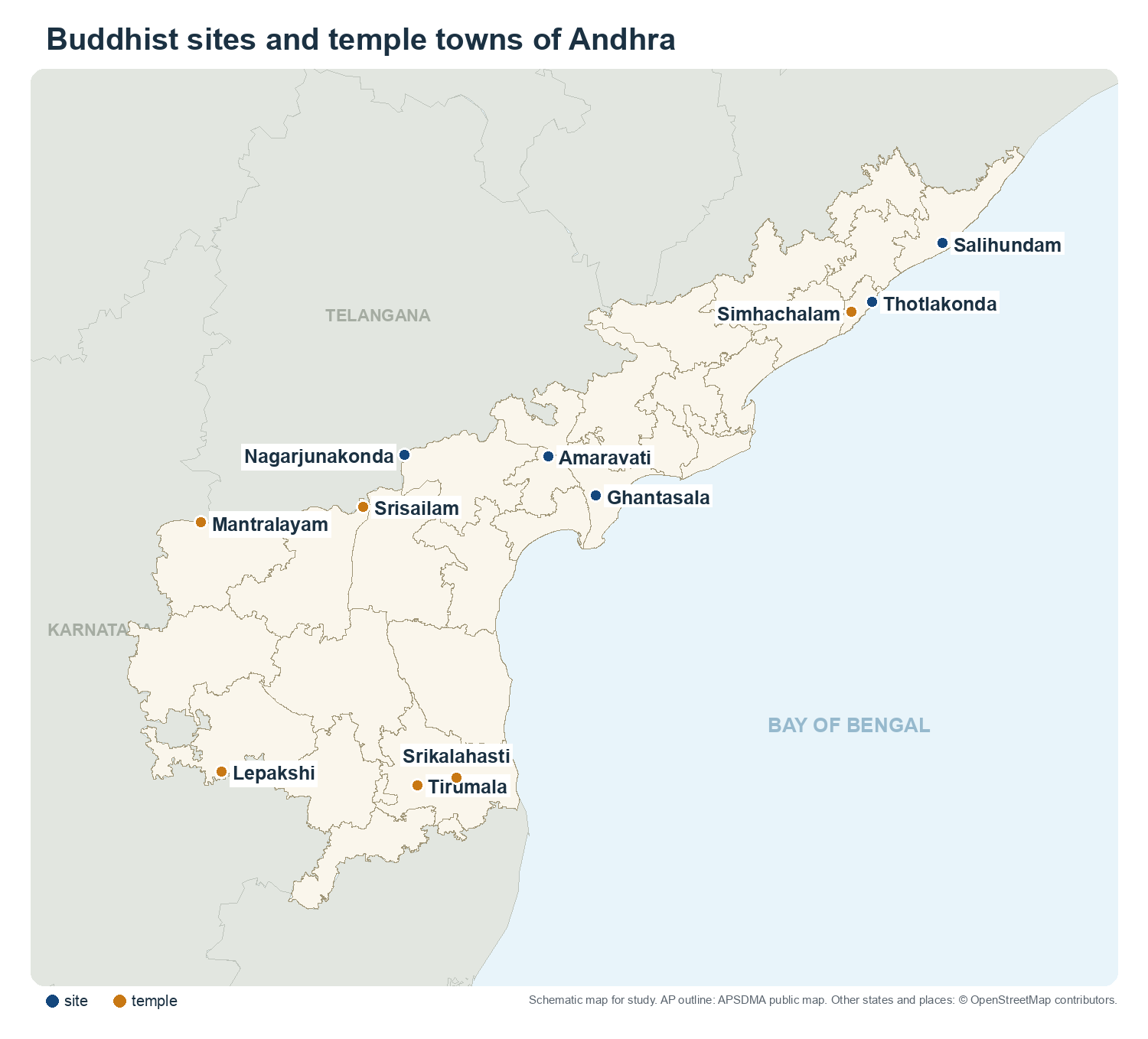 Buddhist sites and temple towns of Andhra