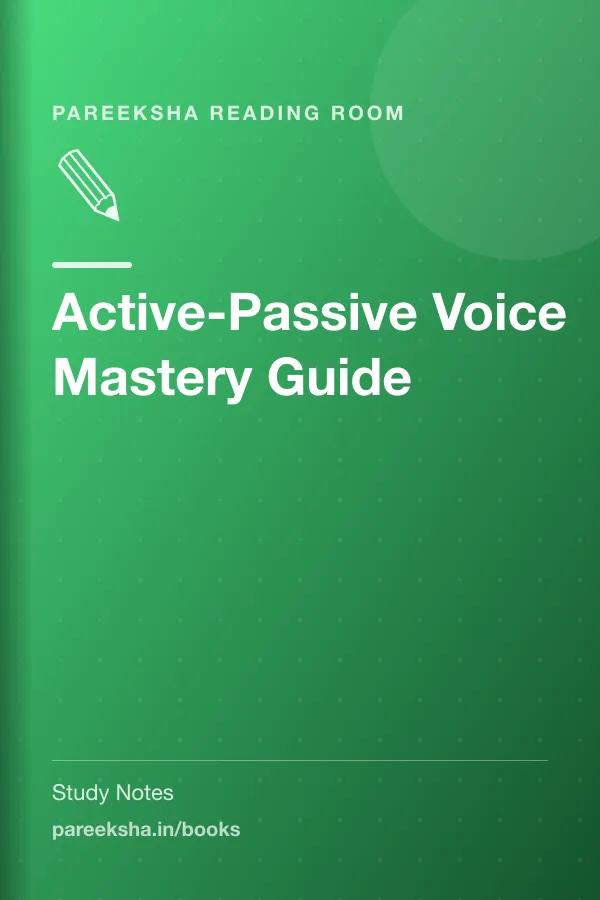 Active-Passive Voice Mastery Guide cover