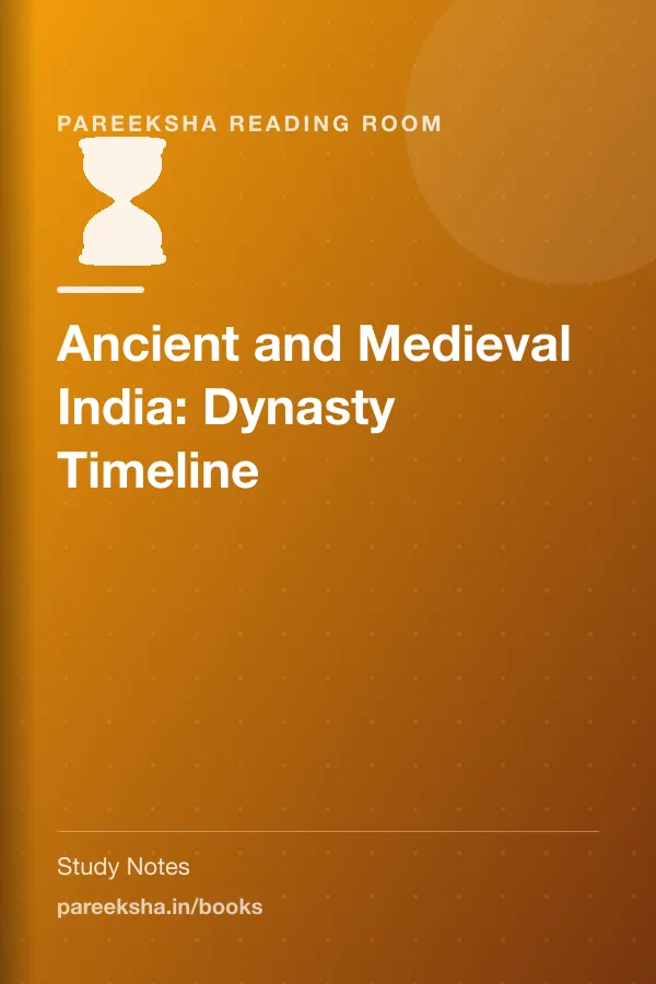 Ancient and Medieval India: Dynasty Timeline cover