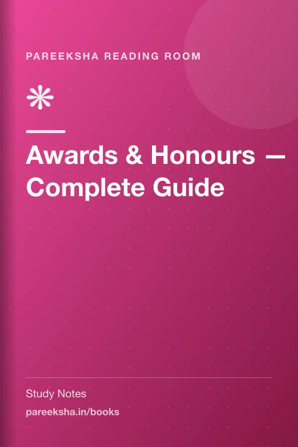 Awards & Honours — Complete Guide cover