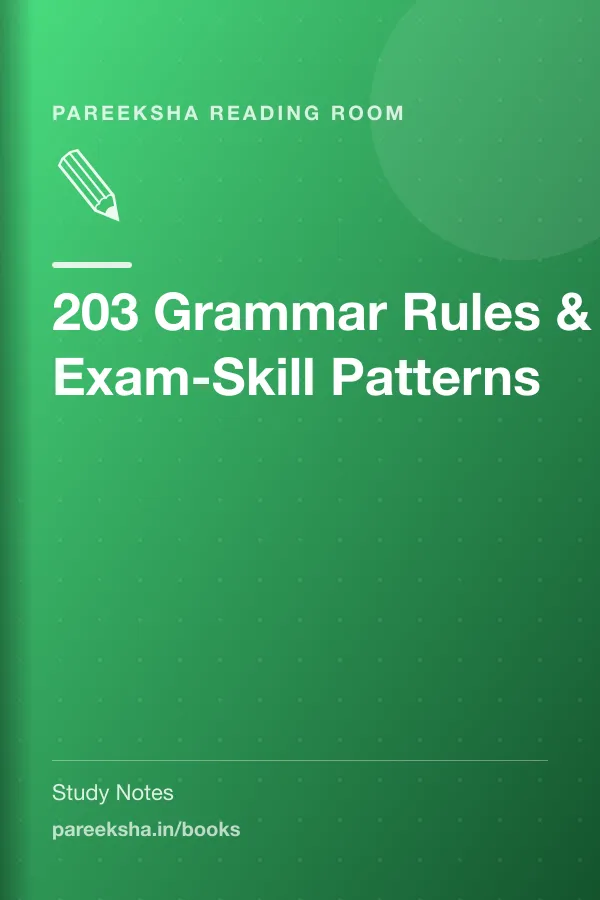 203 Grammar Rules & Exam-Skill Patterns cover