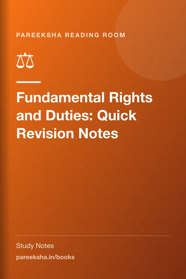 Fundamental Rights and Duties: Quick Revision Notes cover