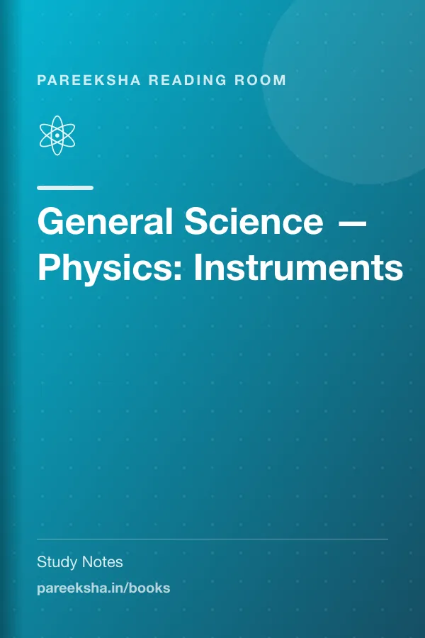 General Science — Physics: Instruments cover