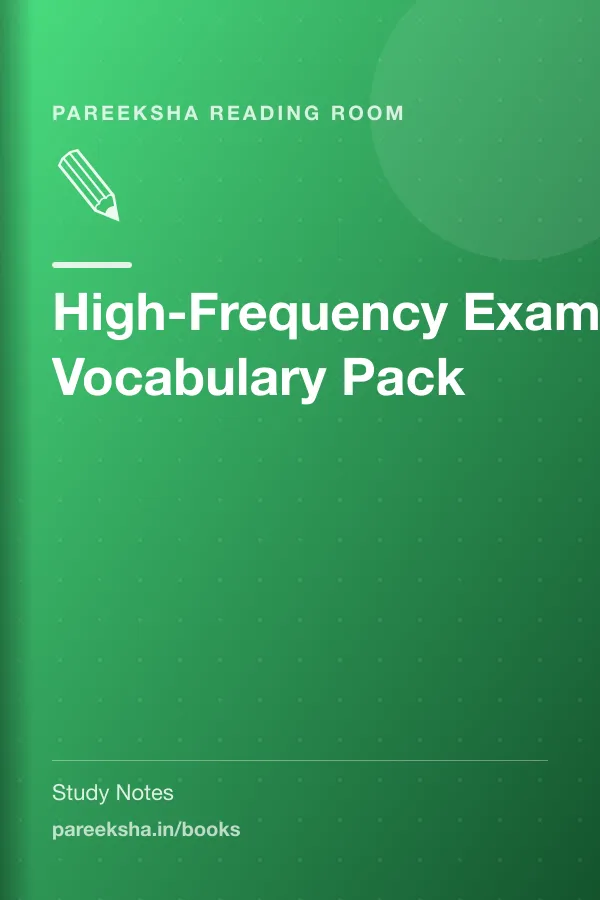 High-Frequency Exam Vocabulary Pack cover