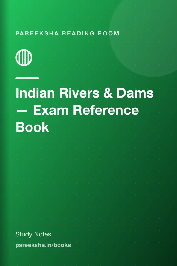 Indian Rivers & Dams — Exam Reference Book cover