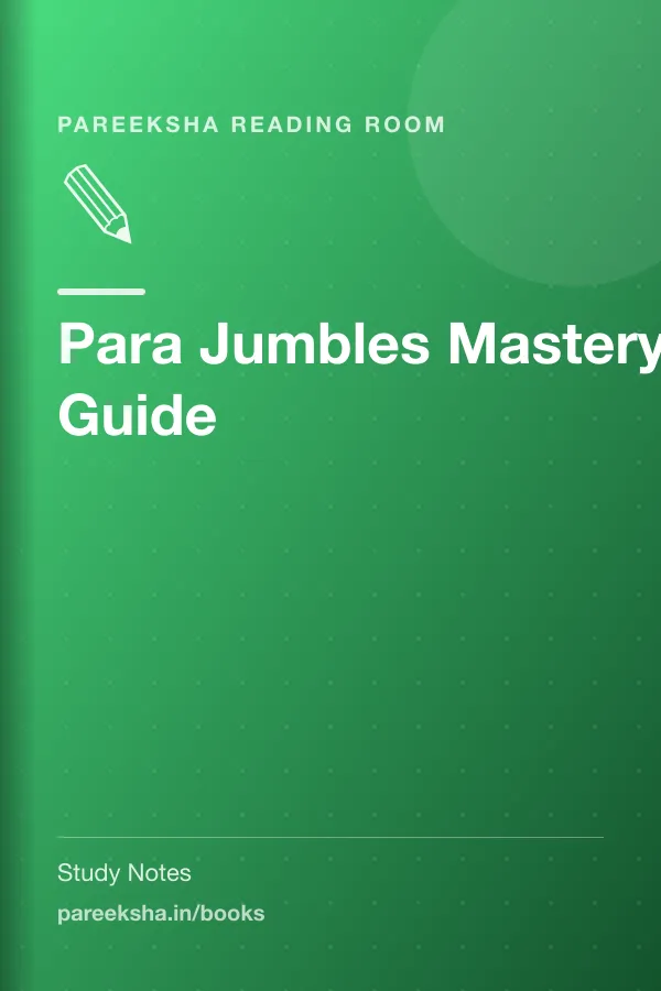 Para Jumbles Mastery Guide cover