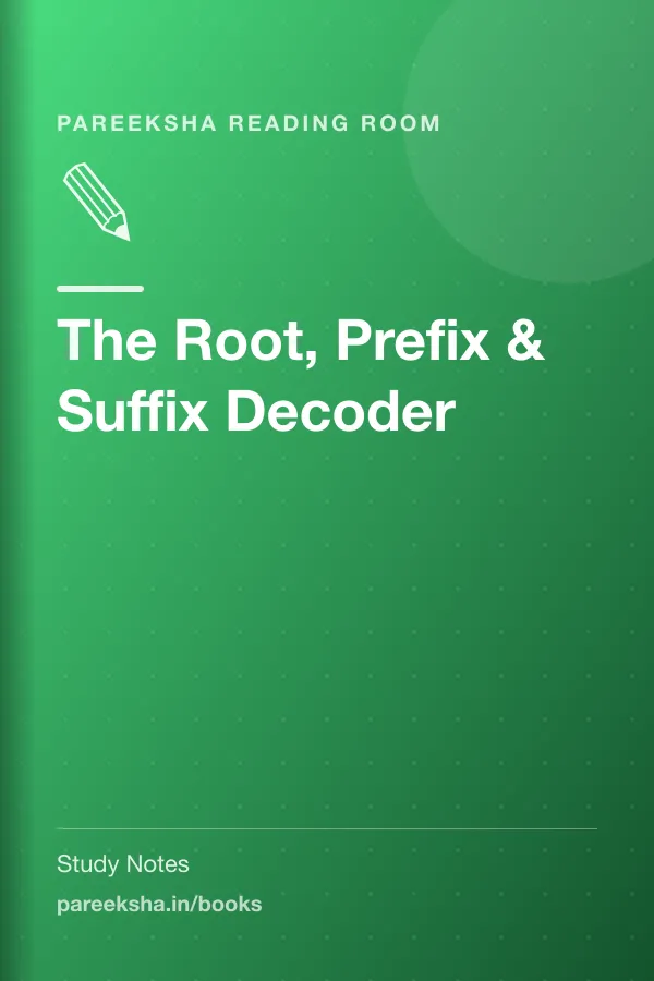 The Root, Prefix & Suffix Decoder cover