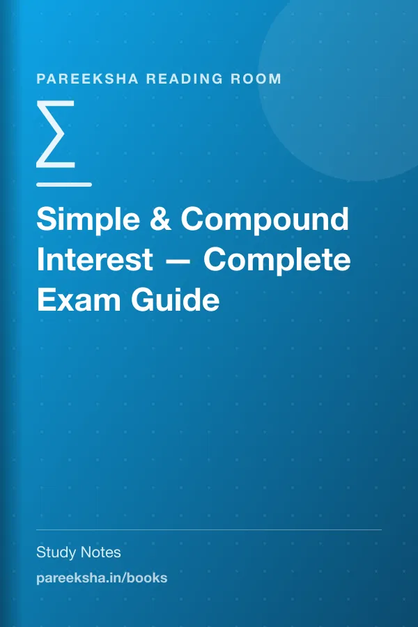 Simple & Compound Interest — Complete Exam Guide cover