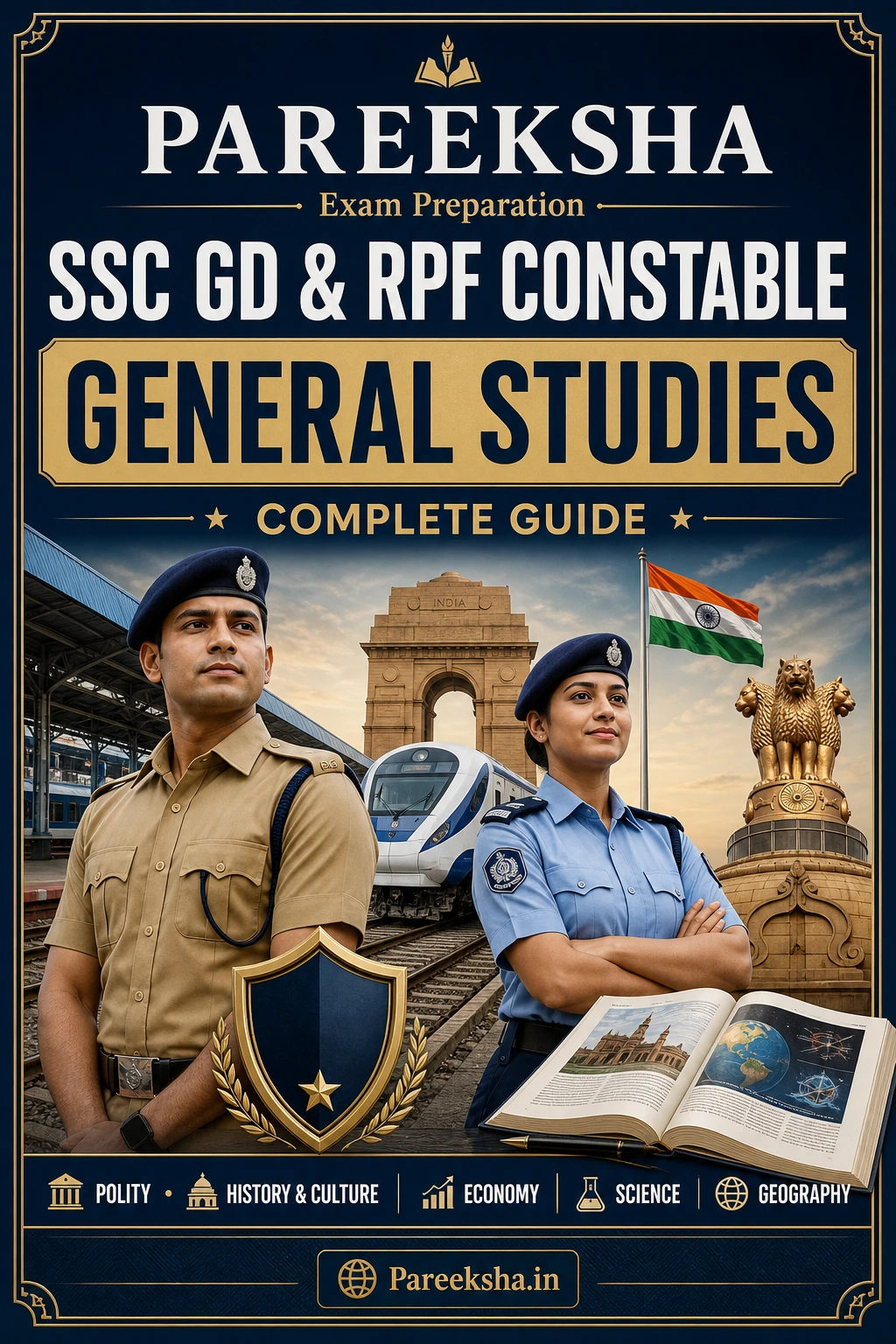 SSC GD & RPF Constable General Studies — Complete Guide 2026 cover